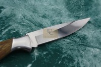 Couteau pliant DC Design style ancien avec manche en bois, lame miroir 7cr13mov, outils EDC pour le camping et la chasse