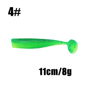 Señuelos de pesca de plástico suave, moldes de cola de gallo de goma líquida promocionales de alta calidad, Vibe Glide Jigging Wahoo, Señuelos de Pesca - Product Image 2
