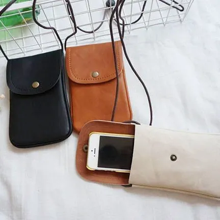 Küçük Crossbody çanta Lady kadınlar için cep telefonu cüzdan moda deri cüzdan çanta cep telefonu çanta