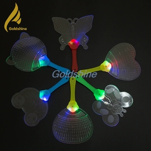 Bán buôn logo của khách hàng Luminous Hand Fan nhựa Light Up <span class=keywords><strong>Flashing</strong></span> Fan Kids đồ chơi cho mùa hè làm mát - Product Image 1