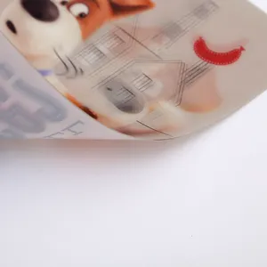 Anime karikatür özel 3D merceksi etiket