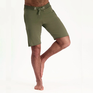 Pantalones Cortos de Yoga para Hombre con Logotipo Personalizado al por Mayor, Transpirables, para Gimnasio, Entrenamiento Atlético, con Cordón Ajustable, Ajuste Delgado, Ropa Deportiva Masculina - Product Image 1