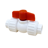 RHTUBE Robinet à boisseau sphérique à ouverture rapide manuelle, raccord droit double union en laiton et cuivre, résistant aux produits chimiques, pour eau, OEM 1