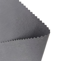 Tissu en nylon noir uni, écologique, respirant, extensible, de poids moyen, doux, 1000 mètres MOQ, vente en gros pour l'extérieur - Collection 2023