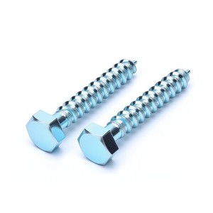 Vis autotaraudeuses à tête hexagonale métriques galvanisées pour la construction en bois, grade B, niveau 4.8, acier au carbone ordinaire - Product Image 2