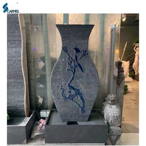 <span class=keywords><strong>Fontaine</strong></span> <span class=keywords><strong>d</strong></span>'eau de piscine en pierre de marbre, grand jardin extérieur/<span class=keywords><strong>intérieur</strong></span>, gris, noir, granit, prix bon marché, chine - Product Image 3