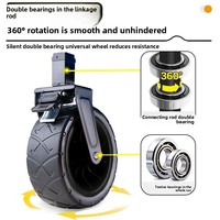 Chariot pliant à traction manuelle avec auvent, poussette à quatre roues pour animaux de compagnie, remorque de camping extérieure pour enfants, roues pivotantes en métal