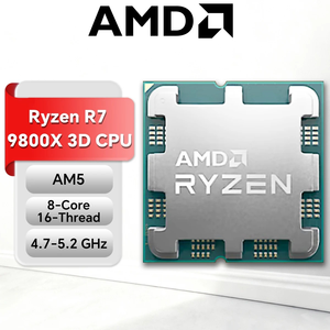 NUEVO Procesador para Juegos de Escritorio CPU 7 9800X3D, 8 Núcleos, 16 Subprocesos, 4nm, TDP 120W, Frecuencia de hasta <span class=keywords><strong>5</strong></span>.0GHz, Socket AM5 - Product Image 1