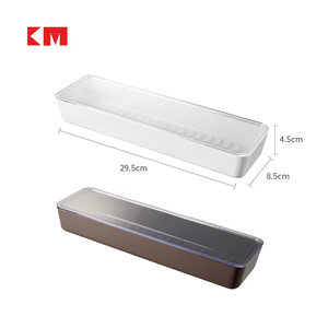KM Boîte de rangement portable <span class=keywords><strong>pour</strong></span> vaisselle Boîte de rangement <span class=keywords><strong>pour</strong></span> <span class=keywords><strong>couverts</strong></span> en plastique <span class=keywords><strong>pour</strong></span> <span class=keywords><strong>ranger</strong></span> <span class=keywords><strong>les</strong></span> couteaux, <span class=keywords><strong>les</strong></span> fourchettes et la vaisselle - Product Image 1