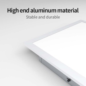 Siêu mỏng mỏng khung nhôm phẳng Bảng điều chỉnh 20W 30W 40W 2ftx2ft 2ftx4ft hình chữ nhật vuông lõm Backlit thả trần ánh sáng - Product Image 3