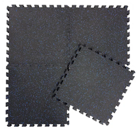 Die ungiftigen 50*50*2,0 cm EPDM-Gummi fußmatten von China Factory mit 20mm Dicke, rutsch fest für Fitness studio und Schießstand