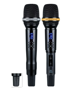 N37 Portable Wireless Microphone <b>Rechargeable</b> mike with DSP anti howling noise reduction BT reverb vocal elimination for Singing - Product Image 2