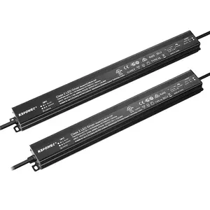 Nieuwe Ip65 Waterdichte Elektronische 12V 24V 36V 48V Triac Dimbare Transformator 40W 60W 80W 100W Hoge Pfc Geen Flikkering Led Driver