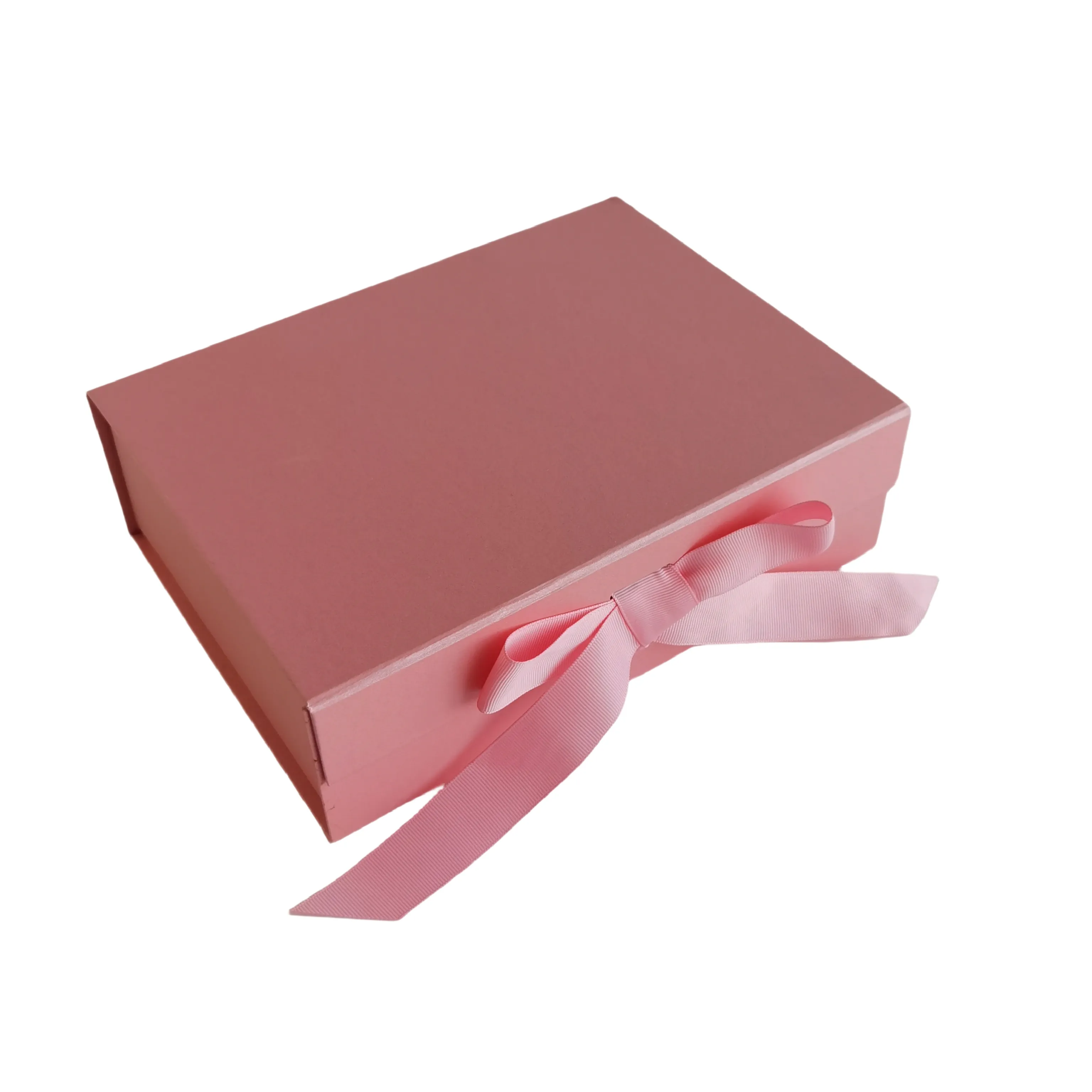 사용자 정의 블랙 핑크, 흰색 단단한 마그네틱 폐쇄 선물 상자 포장 럭셔리 접이식 마그네틱 상자 재고
