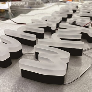 Letras Luminosas Transfronterizas de Acero Inoxidable y Acrílico Esmerilado, Personalizadas, Creativas, para Exhibición Estática en Interiores, Modelo D208 - Product Image 1