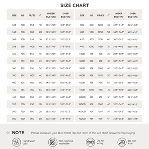<span class=keywords><strong>Reggiseno</strong></span> Push-up Mezza Coppa Hexin per Donna, Taglie Forti, Senza Spalline, Traspirante, Invisibile, con Ferretto, in Maglia per Adulti - Product Image 5