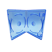 Boîtier de remplacement pour jeu PS4 Double disque de rechange Bleu Jeu Blu-Ray Boîte 2 CD