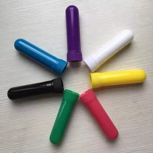 Tube nasal PM coloré DIY avec noyau en coton, bouchon nasal, tube d'<span class=keywords><strong>inhalation</strong></span> en plastique, tube d'emballage, aide à la pativité nasale - Product Image 3