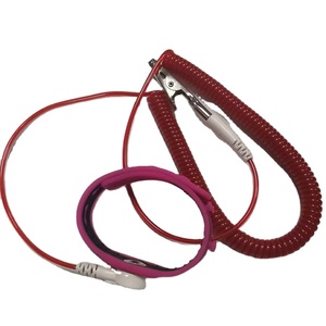 Phòng sạch dẫn điện 2.40 mét PU nối đất dây có thể điều chỉnh Silicone chống tĩnh dây đeo cổ tay ESD Vòng đeo tay chống tĩnh điện dây đeo cổ tay - Product Image 1