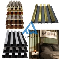 Lini Ekstrusi Panel Dinding PVC Grille 3D, Lini Produksi Papan Beralur PVC untuk Latar Belakang TV