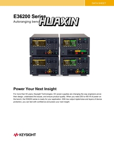 แหล่งจ่ายไฟแบบตั้งโปรแกรมได้ Keysight E36232A 200W, 60V, 10A, ความถี่ 10 MHz, 8 mV *กรุณาติดต่อเราเพื่อสอบถามราคา* - Product Image 5