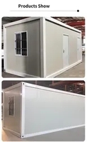Conteneur extensible mobile personnalisé de haute qualité Maison 10 pieds 20 pieds à plat Conteneur d'emballage Maison préfabriquée en conteneur pliable