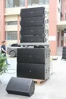 Sistema de Altavoces Line Array Pasivo de Dos Vías Seer SX-210 de 2.0 Canales, Doble Woofer de 10 Pulgadas, Madera Contrachapada de Abedul de 15 mm, 800W RMS, Profesional para Eventos en Vivo