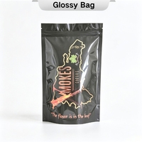 Sachet refermable personnalisé anti-enfants Doypack 3.5g 7g 14g Holographique pour bonbons, pochette Mylar Ziplock à fond plat