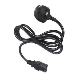 6 pies Inglaterra BS 1363 a C13 <span class=keywords><strong>Monitor</strong></span> de computadora Conector Cable de alimentación Enchufe del Reino Unido con fusible 13A - Product Image 1
