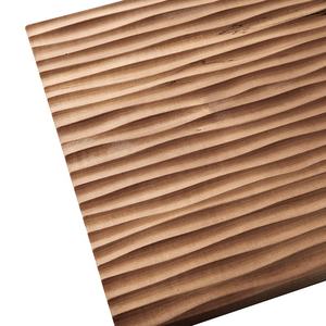 MUMU Design 3D lusso <span class=keywords><strong>interno</strong></span> doghe caratteristica impiallacciatura moderna parete in legno pannelli decorativi in legno Wainscoting - Product Image 6