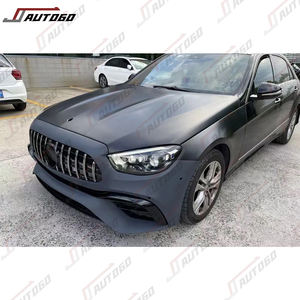 Kit de Carrocería para Benz W212 <span class=keywords><strong>E</strong></span> 2009-2017, Actualización a E63 2021, Parachoques Delantero y Trasero, Capó, Guardabarros, Faros Delanteros, Faros Traseros, Rejilla, Tubo de Escape, Faldones Laterales - Product Image 4