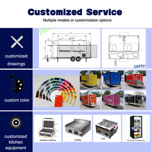 รถขายอาหารเคลื่อนที่อเนกประสงค์ สไตล์สตรีทแฟชั่น - Product Image 6