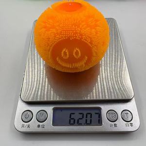 Venta al por mayor, 12 unidades/caja, Pelotas de peluche con cara sonriente, Juguetes sensoriales antiestrés, Pelotas antiestrés populares, Juguetes blandos para apretar - Product Image 5