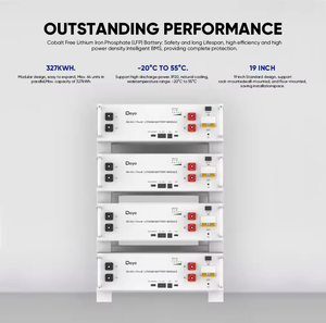 Pronto per la spedizione Deye SE-G5.1 Pro-B batteria al litio 51.2V 100Ah 200Ah 5KWH ESS 6500 ciclo di vita a bassa tensione residenziale energia solare - Product Image 2