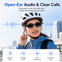Lunettes Intelligentes 4K avec Caméra 8MP, Assistant Vocal IA, Double Micro Anti-Bruit, Appel Téléphonique à Oreille Ouverte, Alimentées par IA GPT W630T