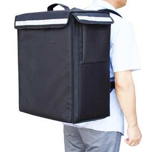 Hoge Dichtheid 600d Aluminiumfolie Geïsoleerde Koeler Rugzak Comfortabele Handgreep Warm Of Koud Voedsel Levering Tas Met Schuim Voering - Product Image 1