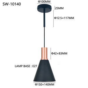 Đèn Thả Trần Mới Tùy Chỉnh Đèn Thả Trần Bằng Kim Loại Hiện Đại Kiểu Bắc Âu <span class=keywords><strong>3</strong></span> Đầu Cho Phòng Ngủ Nhà Bếp Đảo Bàn Ăn - Product Image 2