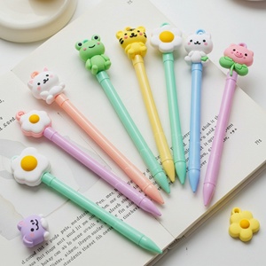 Protector de Lápiz de PVC con Imagen de Animal de Dibujos Animados, Extensor de Lápiz de Plástico para Niños con Cubierta Estilo Amor, Adornos para Lápices - Product Image 2