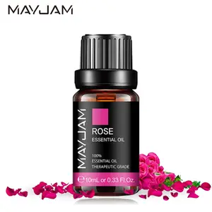 Private Label OEM 100% Plant Extract MAYJAM 10ML Rose Essential Oil For Aroma Diffuser