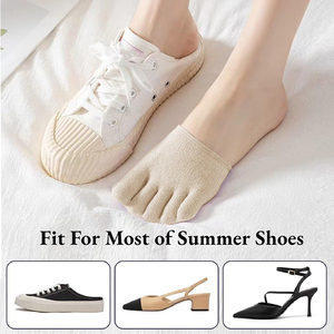 Enveloppement réutilisable à l'huile de ricin pour les pieds et les orteils, pour femmes, avec couvre-orteils discrets et chaussettes - Product Image 3