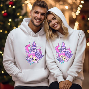 Hallowmas All Saints'Day Películas de terror y Chill Never Trust the Living Dead Inside Sudaderas CON CAPUCHA DE Feliz Navidad Unisex para mujeres - Product Image 3