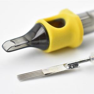 Agujas de Cartucho Desechables para Tatuajes con Membrana 3RS 3RL, Aguja Redonda de Silicona para Máquina de Tatuar - Product Image 4