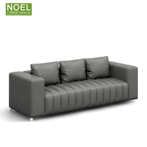 Mobilier moderne Chaise De Bureau Ergonomique 3 Places Salle D'attente Fauteuil Canapé En Cuir de Bureau - Product Image 4