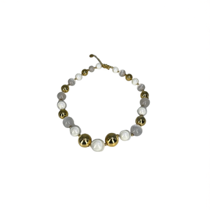 Fashion <b>Beaded</b> <b>Bracelet</b> 316L Stainless Steel PVD <b>Gold</b> Plating Sustainable Resistant Jewelry Accessory - Product Image 2