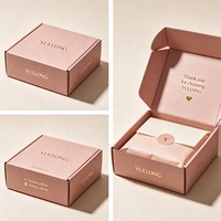 Boîte cadeau écologique personnalisée pour cosmétiques, emballage en carton ondulé pour produits de soin de la peau et de beauté