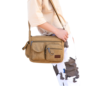 Sac bandoulière multifonctionnel en toile pour homme, nouveau sac messager diagonal imprimable à porter sur la poitrine - Product Image 1