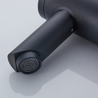 Robinet Mitigeur Automatique Sans Contact Noir en Céramique au Design Moderne avec Capteur en Laiton pour Lavabo – Offre Spéciale