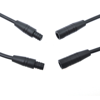 Connecteur étanche 2 broches pour maison intelligente, câble d'alimentation étanche IP65, faisceau de câbles, connecteur DC pour salle de bain intelligente et toilettes