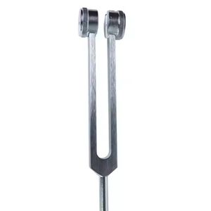 Outils de diagnostic de fournitures médicales <span class=keywords><strong>Instrument</strong></span> de <span class=keywords><strong>musique</strong></span> de guérison par le son Diapason en alliage d'aluminium argenté noir - Product Image 3