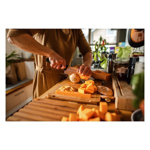 Cuchillo para verduras lama (17cm) Inox FUNCTIONAL FORM Negro, Naranja y Cromo 1057537 - Product Image 2
